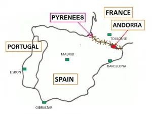Andorra in the Pyrenees