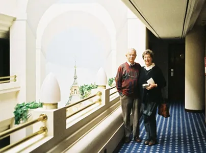Audrey and Władysław Popiołek in Vitoria in 2006
