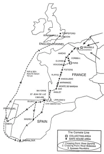 Comète route
