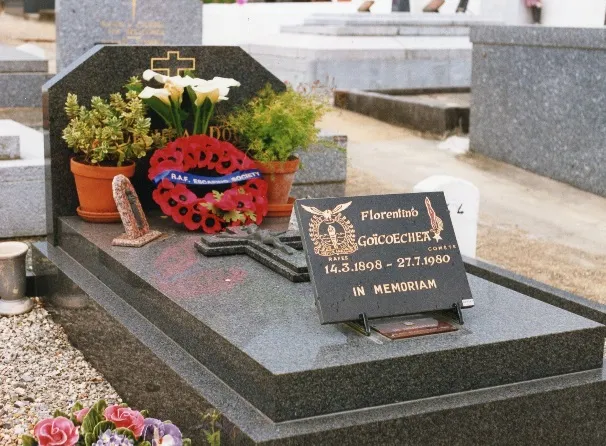 Florentino Goikoetxea's grave at Ciboure