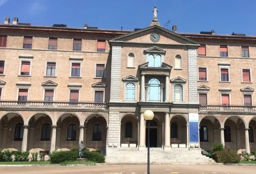 The former PG 49 building at Fontanellato