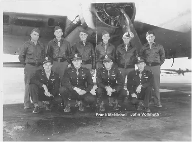 Frank McNichol and his B-17 crew