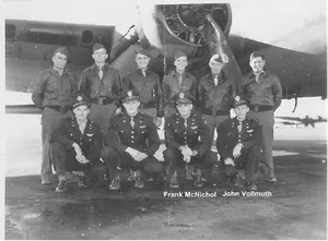 Frank McNichol and his B-17 crew