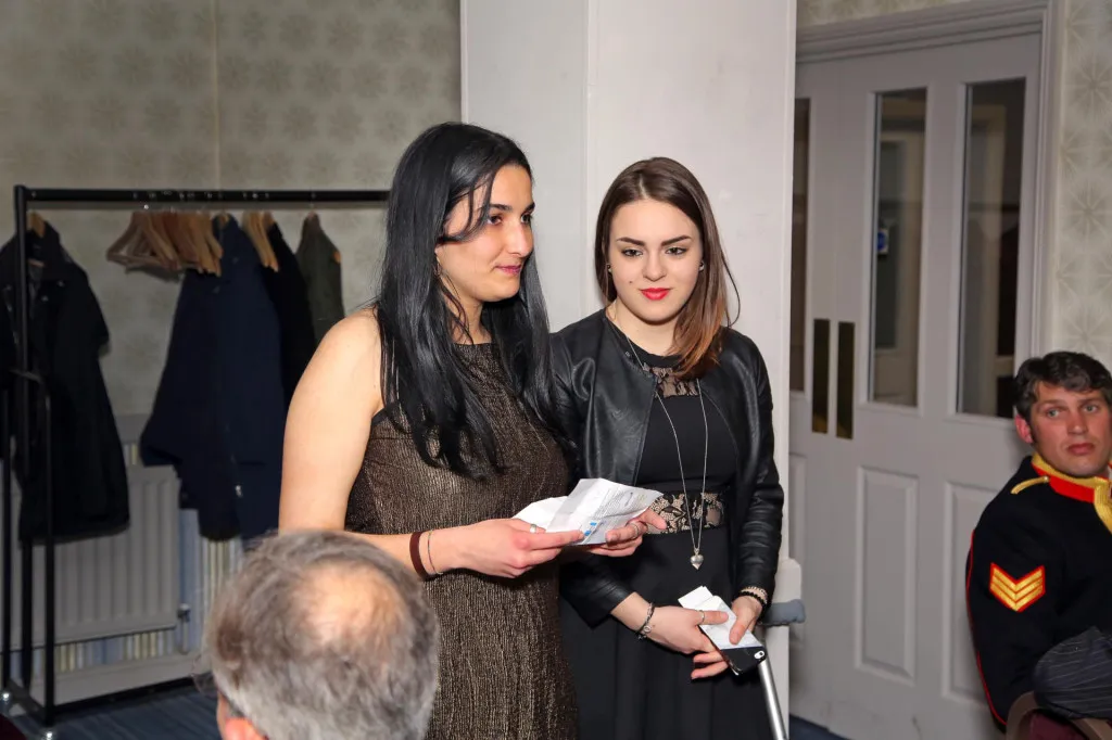 Italian students addressing the 2017 ELMS reunion