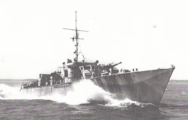 MGB 503 underway