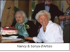 Nancy Wake with Sonya d'Artois