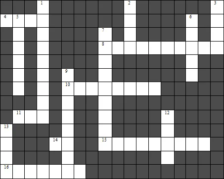 16-clue wartime crossword