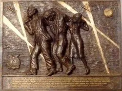 RAF Escaping Society bronze plaque sculpted by Elizabeth Harrison