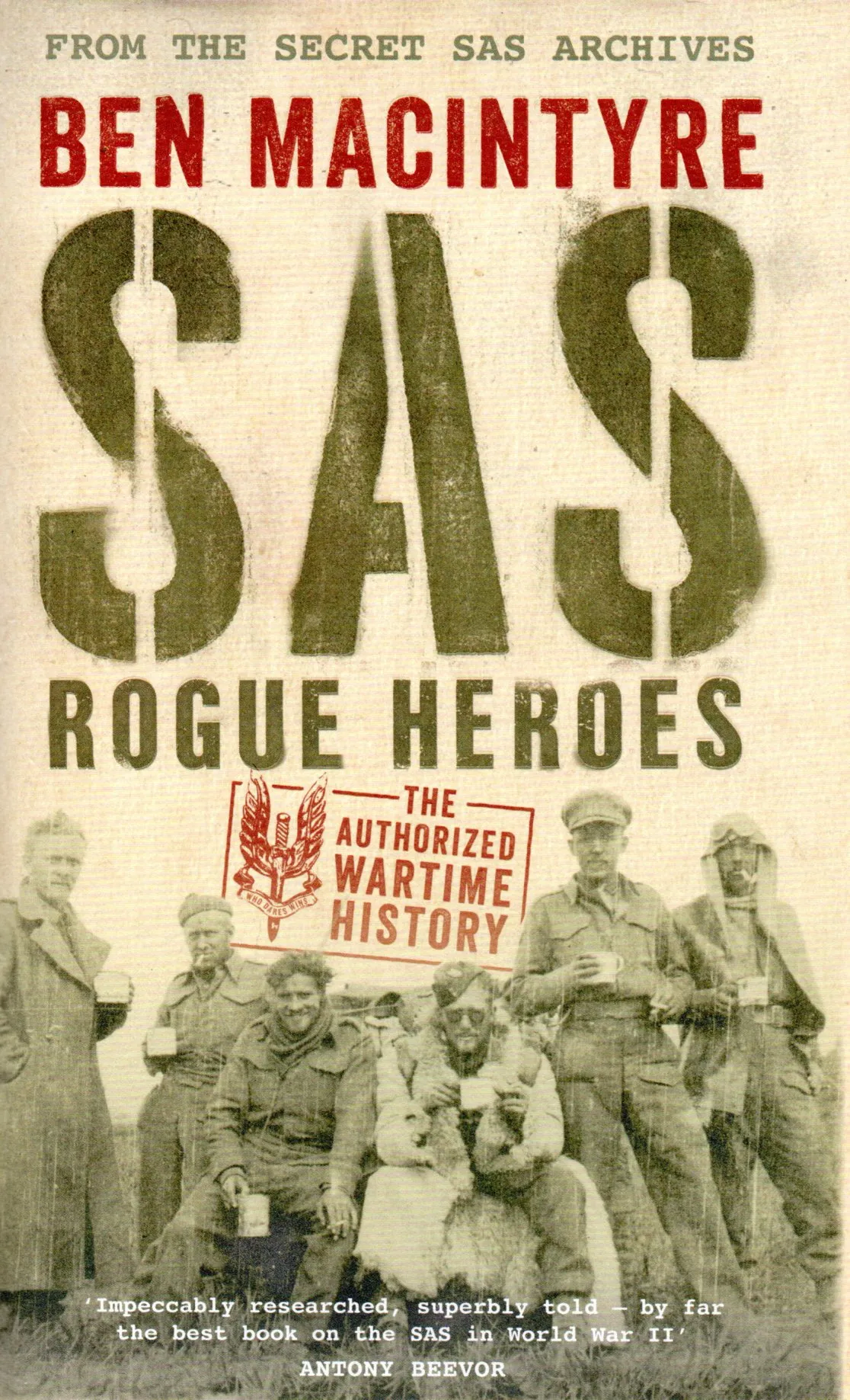 SAS Rogue Heroes book cover