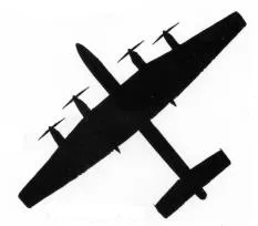 Unidentified Second World War aircraft silhouette 2