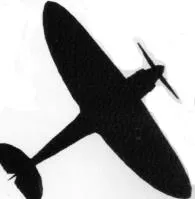 Unidentified Second World War aircraft silhouette 5
