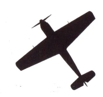 Unidentified Second World War aircraft silhouette 11