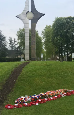 The Valençay SOE memorial designed by Elizabeth Harrison