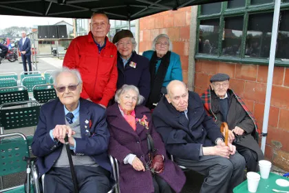 Veterans gathered at Eden Camp during the 2017 ELMS Reunion