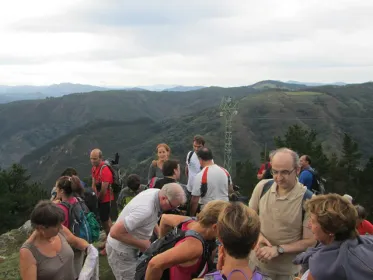 Comete memorial walkers in the Pyrenees